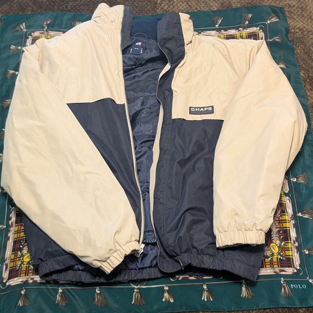 Vintage Chaps By Ralph Lauren Puffer Coat Men's Size XL